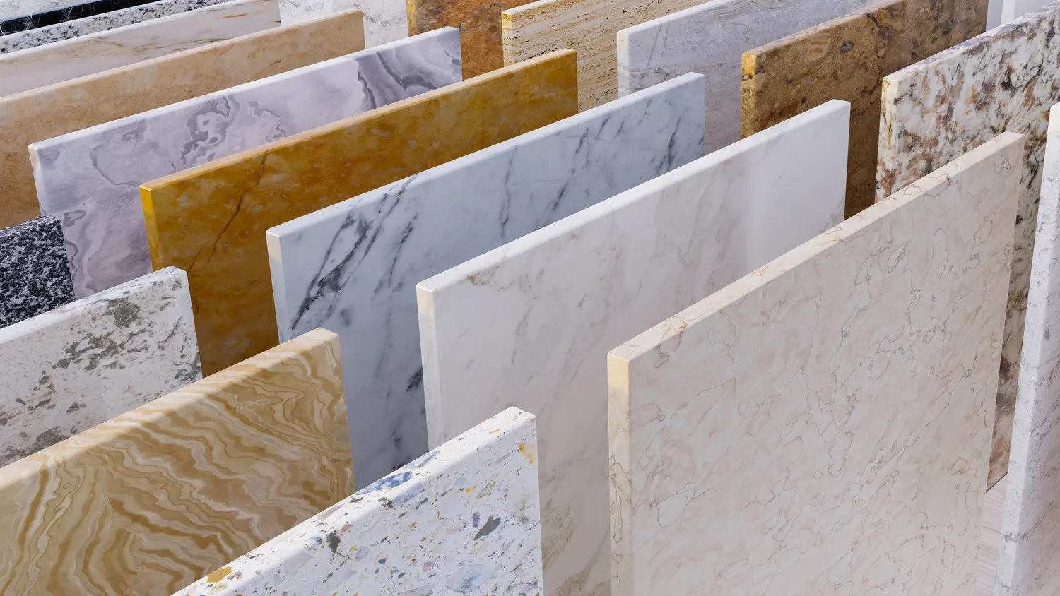 samples of multiple different tiles