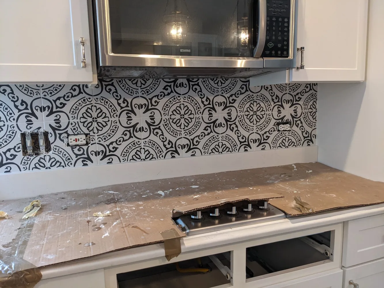 kitchen wall mosaic backsplash tile installation